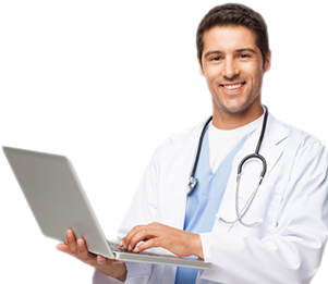 Secure video consultation between doctor and patient on Enquiry platform